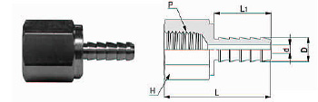 Vales & Fittings, Hose Nipple Fittings, Push On Hose Fittings,