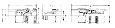 Quick Release Couplings, Single Check Valve,