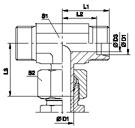 Tube Fittings, Single Ferrule Design, Evt Standpipe�Branch Tee