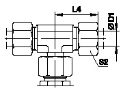 Tube Fittings, Single Ferrule Design, Evt Standpipe�Branch Tee