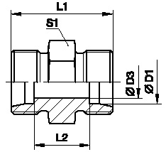 Tube Fittings, Single Ferrule Design, G - Union
