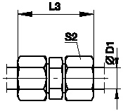 Tube Fittings, Single Ferrule Design, G - Union