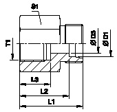 Tube Fittings, Single Ferrule Design, Gai-M Female Connector