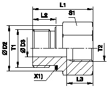 Tube Fittings, Single Ferrule Design, Ri Thread Reducer / Expander
