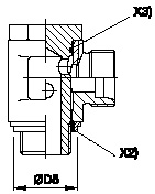 Tube Fittings, Single Ferrule Design, Swve-R Banjo Elbow