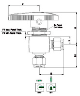 2 Way Design, Hydrulic Pressure & Flow Control Valves, Ball Valves 
