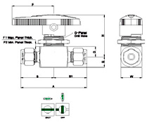 2 Way Design, Hydrulic Pressure & Flow Control Valves, Ball Valves 